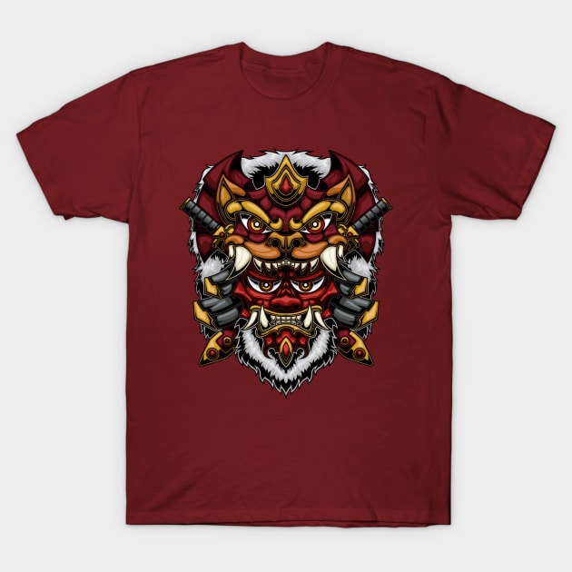 Mistic Mask Yakuma, Lion of the Steppes T-Shirt by BJManchester